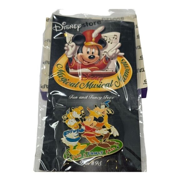 Disney Store Pin Magical Musical Moments Pin 98 Fun and Fancy Free Goofy Mickey - Picture 2 of 6